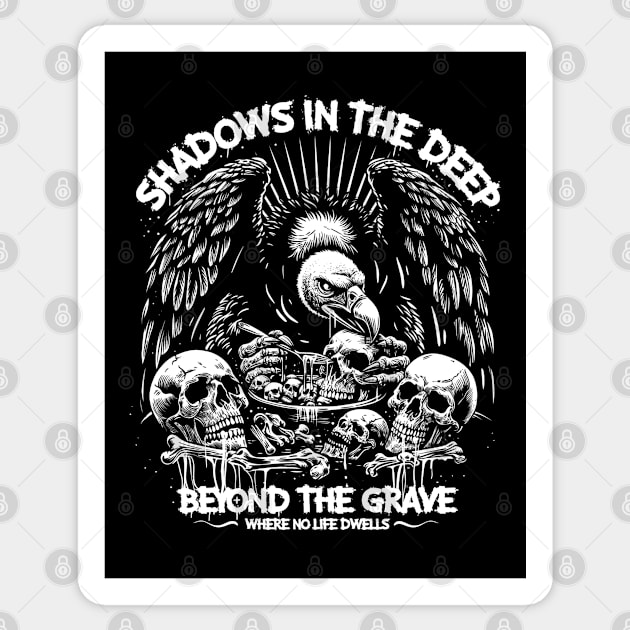 SHADOWS IN THE DEEP Sticker by artslaves
